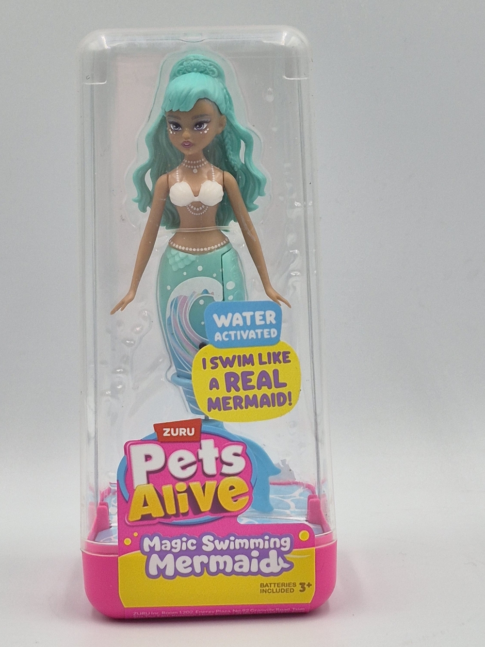 Magic Swimming Mermaid Doll - Teal Mermaid